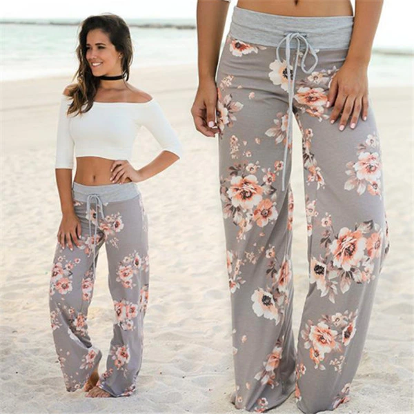 Beautiful and Fancy Printed Women&prime;s Long Pants/Trousers