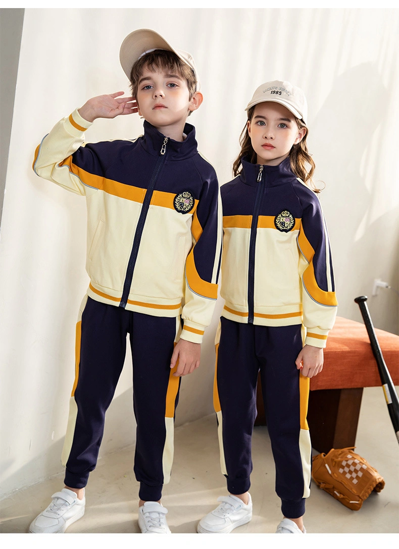 Factory Supply OEM Custom Primary Children High Kids Kindergarten School Uniforms Suit