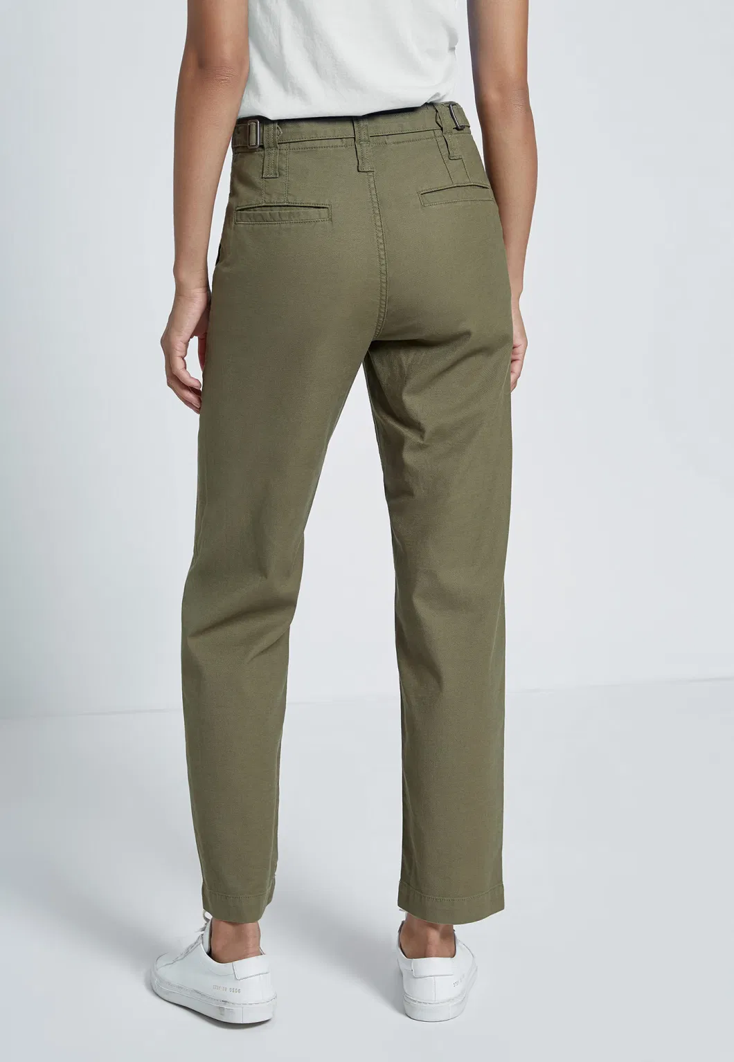 Stretch Classic Chino Trousers Straigth Fit Office Trousers Fit Chinos Casual Pants Women