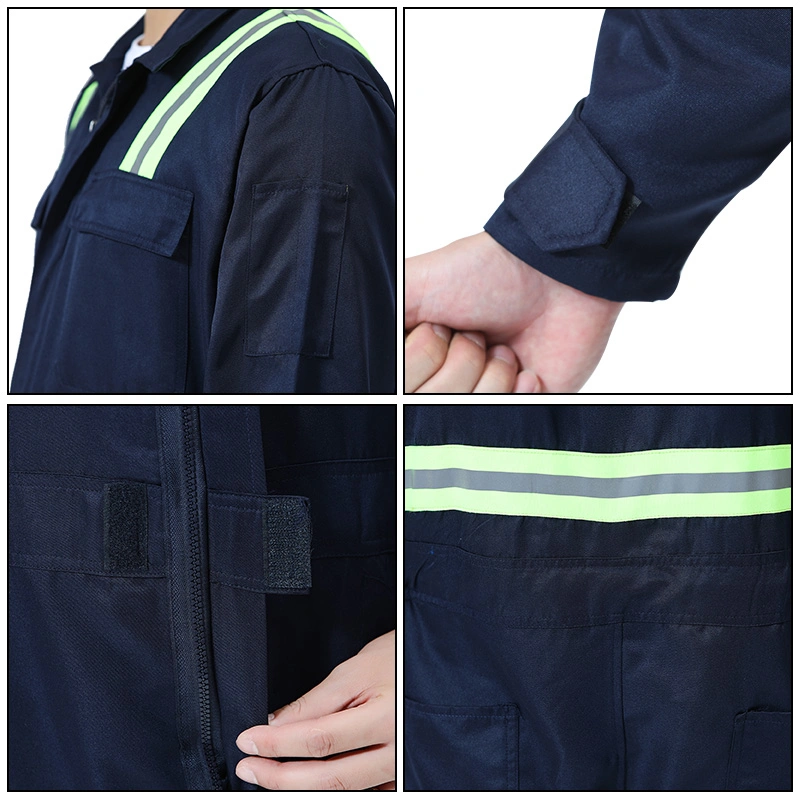 School Factory Company Port One Piece Coveralls Cotton Polyester Uniform for Staff Worker