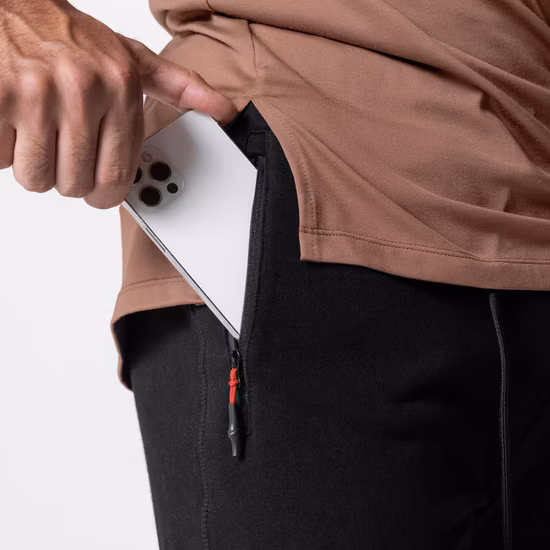 OEM Factory Suit Wholesale Side Zipper Pocket Sweatpants Custom Mens Jogging Pants