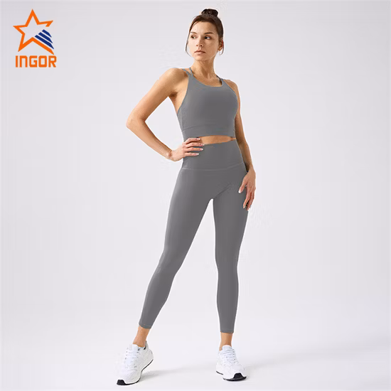 Ingor Sportswear Activewear Custom Women Apparel Gym Sports Wear Leggings with Recycled and Sustainable Fabric